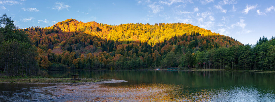 Panoramic view of Borcka Karag&ouml;l