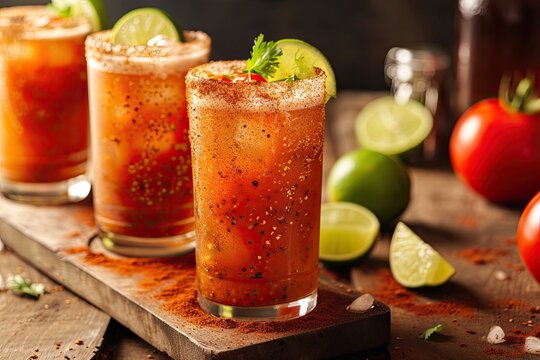 Beer and tomato juice combine to make michelada a Mexican cocktail