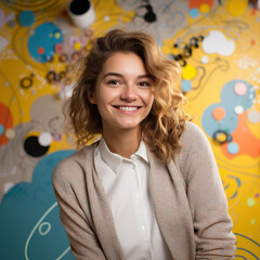 Portrait of a smiling young woman