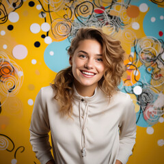 Portrait of a smiling young woman