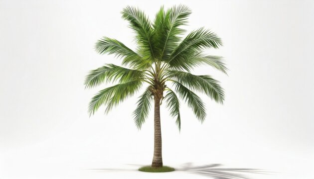 palm tree isolated on a background 