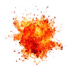 fire explosion isolated on transparent background Remove png, Clipping Path, pen tool