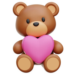 Teddy Bear 3d Icon Illustrations