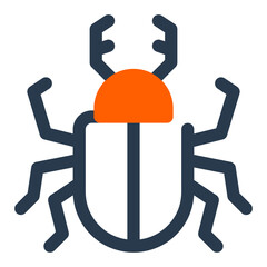 Beetle Species Vector Icon Illustration
