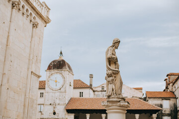 Obraz premium Amazing view of Trogir old town. Croatia. Travel destination in Croatia.