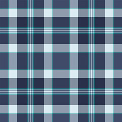 Seamless plaid texture of textile fabric check with a background pattern vector tartan.