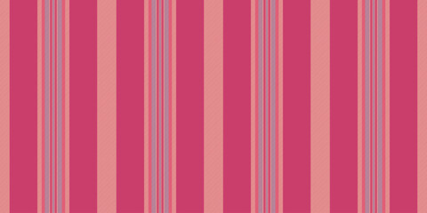 Quiet lines stripe vector, designer textile pattern seamless. Minimal texture vertical background fabric in red and moccasin colors.
