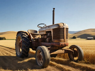 Obraz premium Tractor 