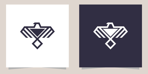 eagle logo design vector