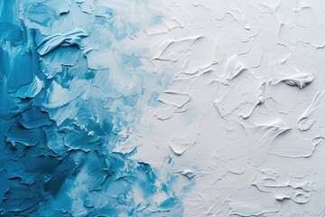 Renovate home paint walls white and blue - obrazy, fototapety, plakaty