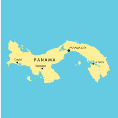 Panama map icon