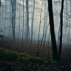 Obraz premium morning in the forest