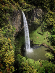 Fototapeta premium bridal veil falls, waterfall, Waireinga Bridal Veil Falls, Raglan area, Waikato region