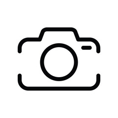 Camera Icon Vector Simple Design