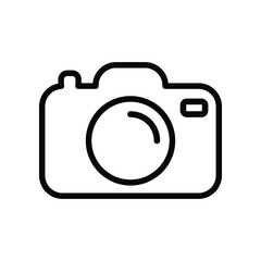 Camera Icon Vector Simple Design