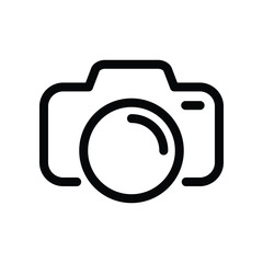 Camera Icon Vector Simple Design