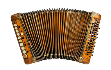 Flowing Accordions On Transparent Background.