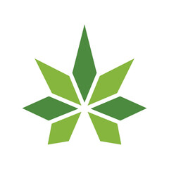 Cannabis Abstract Logo Design