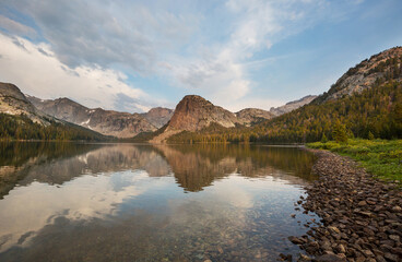 Mountains lake
