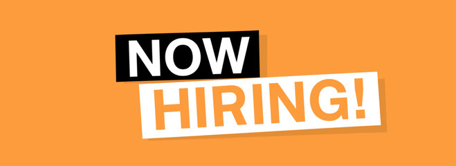 Now hiring