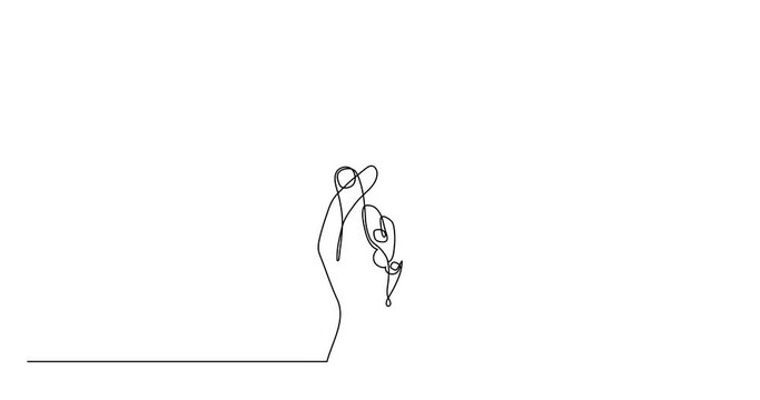 Hand holds points location at map one line art animation,hand drawn way destination continuous contour motion,trendy palm self drawing template direction,gps navigation concept.4k movie