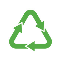 Recycle Symbol Vector Simple Design