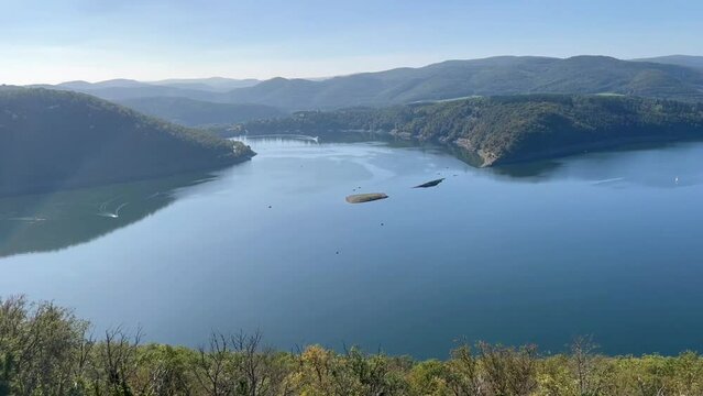 view of the lake, Edersee near waldeck
