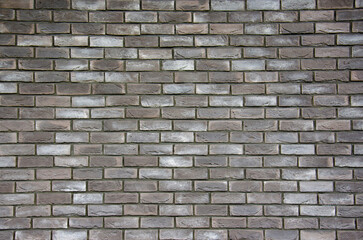 Decorative brick wall for house facade background