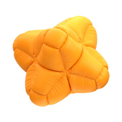 3D Render inflated abstract Shape - Great for web design or print projects. 
