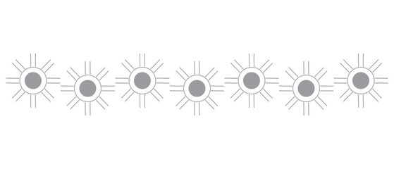 Classic Silver Text Divider Isolated on White