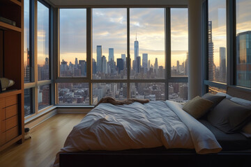 Manhattan Dreams: Cozy Apartment with Skyline View