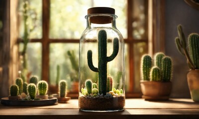 cactus in the kitchen