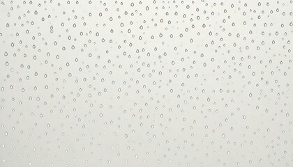 multiple water drops or raindrops of different sizes on a glass window clean pastel color background