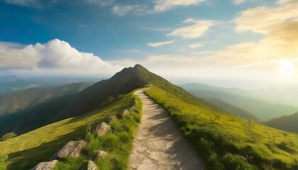 path to mountain top 