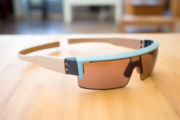 polaroid glasses aligned with polarizing filter, showing the light cut-off