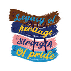 Obraz premium Black history month typography t shirt design