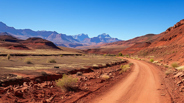 road in the desert high definition(hd) photographic creative image
