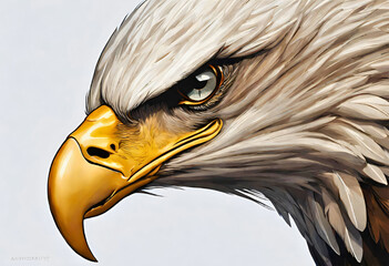 head of eagle