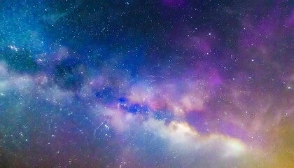 space background with realistic nebula and shining stars colorful cosmos with stardust and milky way