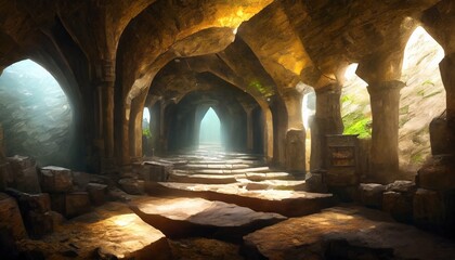 underground dungeons game art