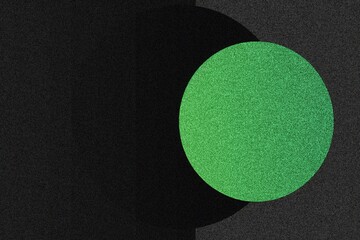 black grey abstarct background with gradient  and green circle and extreme noise for web banner poster background wallpaper