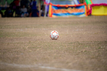 soccer ball on the ground