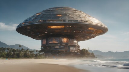 Alien Housing Background Very Cool