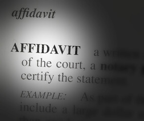 affidavit
