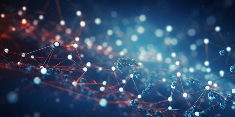 Modern abstract digital 3D background Ideal for network abilities technology science education .
