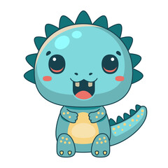 Dino vector illustration. Cute Dinosaur. Vector illustration