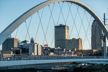 Obraz premium morning in des moines iowa