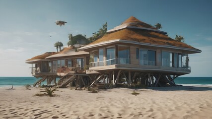 Alien Housing Background Very Cool