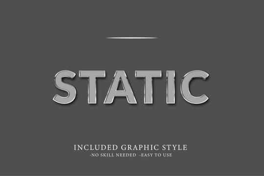 Crome Text Effects Silver Color Style And Gradient Effects
