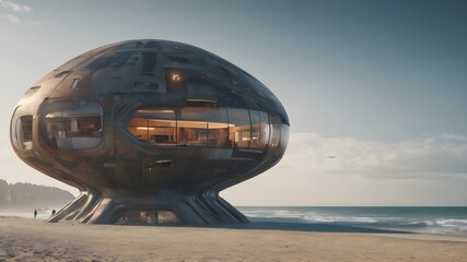 Alien Housing Background Very Cool